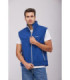 Gilet uni. Col montant avec bande personnalisée pour couvrir les coutures à l'intérieur RN2020002.