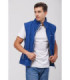 Plain vest. High collar with personalized tape covering seams on the inside RN2020002.