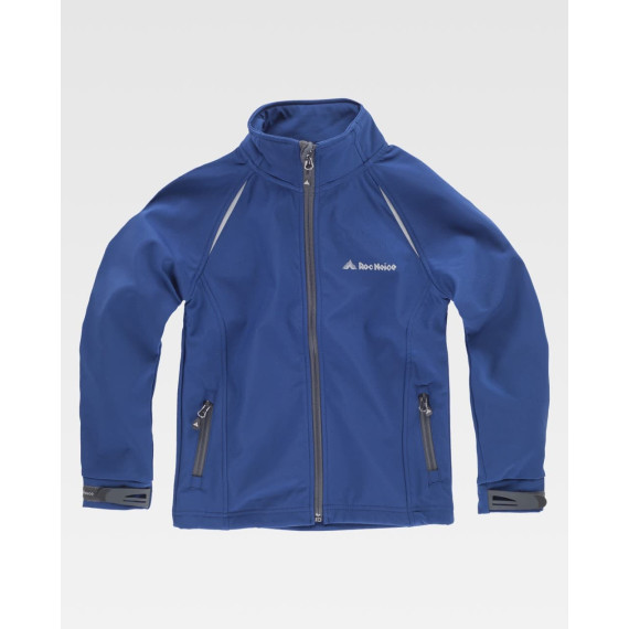 Softshell child smooth. High neck with custom tape and cover inside RN3010001