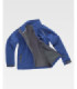 Plain children's softshell. High collar with personalized tape and inner seam cover RN3010001.