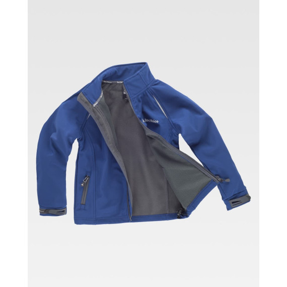 Softshell child smooth. High neck with custom tape and cover inside RN3010001