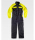 Buzo combinado con vivos a contraste y cierre de cremallera de nylon de doble tirador oculta por solapa postiza C4505