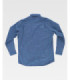 Camicia in denim con colletto classico e chiusura centrale con bottoni B8600
