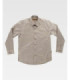 Chemise à carreaux à col classique et fermeture centrale par boutons B8800