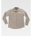 Camicia a quadri con colletto classico e bottoni B8890 WORKTEAM