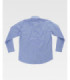 Camisa de cuadros con cuello clásico y cierre central de botones B8010