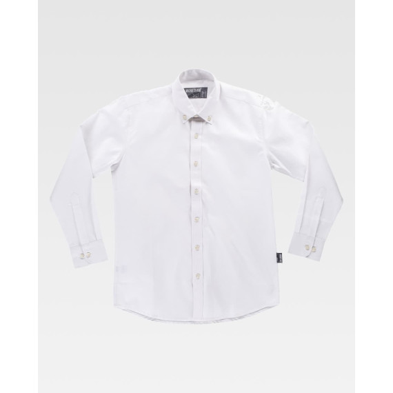 Camicia in tessuto Oxford con colletto classico e chiusura centrale con bottoni B8410