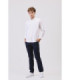 Camicia in tessuto Oxford con colletto classico e chiusura centrale con bottoni B8410