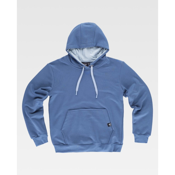 T-shirt combiné avec capuche et cordon réglable S5570
