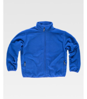 Veste polaire zippée en nylon à col montant S4005