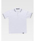 Short sleeve polo in waffle fabric. Classic collar with a three-button placket S6540.