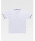 Short sleeve pole in waffle fabric. Classic neck with three-button tape S6540