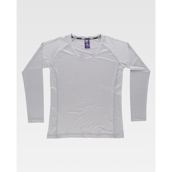 Maglietta elastica da donna a maniche lunghe B0069 WORKTEAM