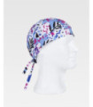 Bandana stampata con lacci regolabili M852 WORKTEAM