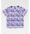 Veste Sanitaire Unisexe Élastique WORKTEAM B9852 | Imprimé Floral Moderne