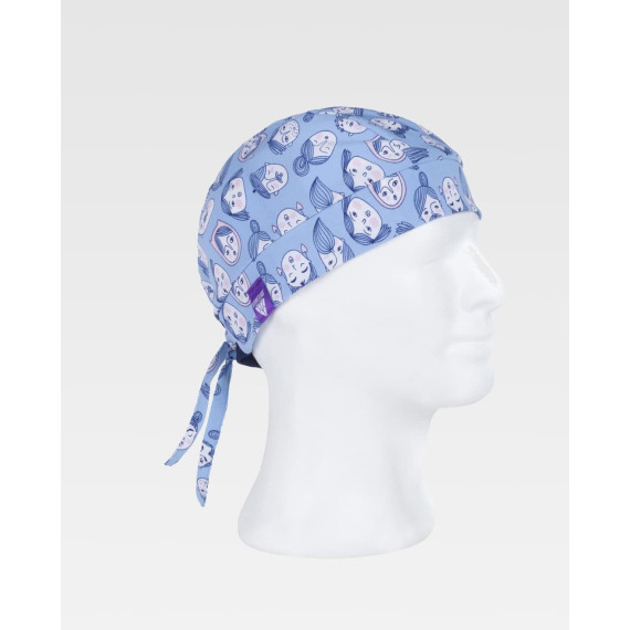 Adjustable bandana for services printed faces M853 WORKTEAM