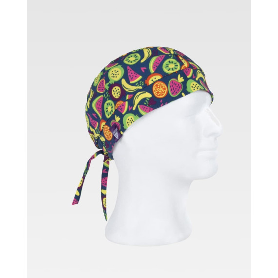 Bandana pour services avec imprimé fruits M854 | Idéal Services WORKTEAM