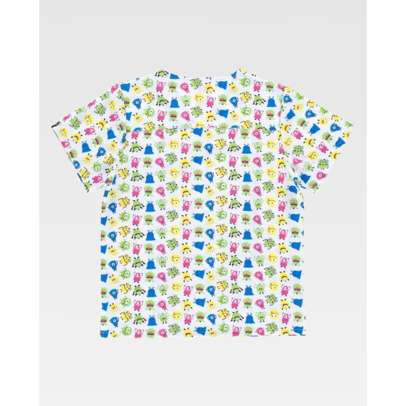 Veste de santé enfant monstres WORKTEAM B9855 | Idéal pédiatrie