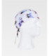 Elastic fabric bandana with health print M856 WORKTEAM