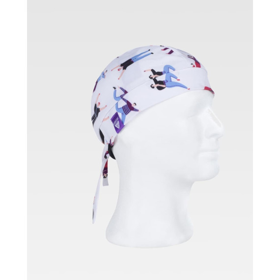 Bandana de tecido elástico e estampado saúde M856 WORKTEAM