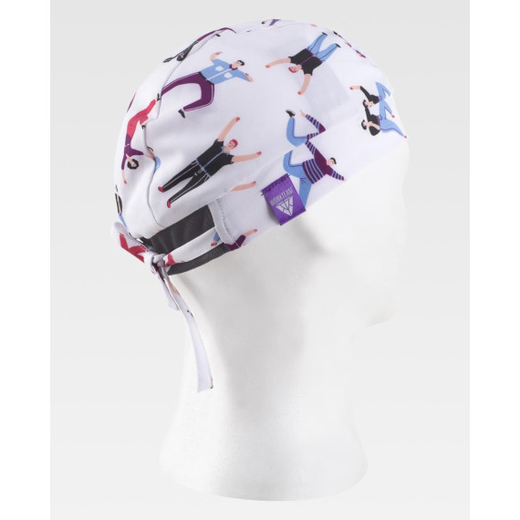 Bandana de tecido elástico e estampado saúde M856 WORKTEAM