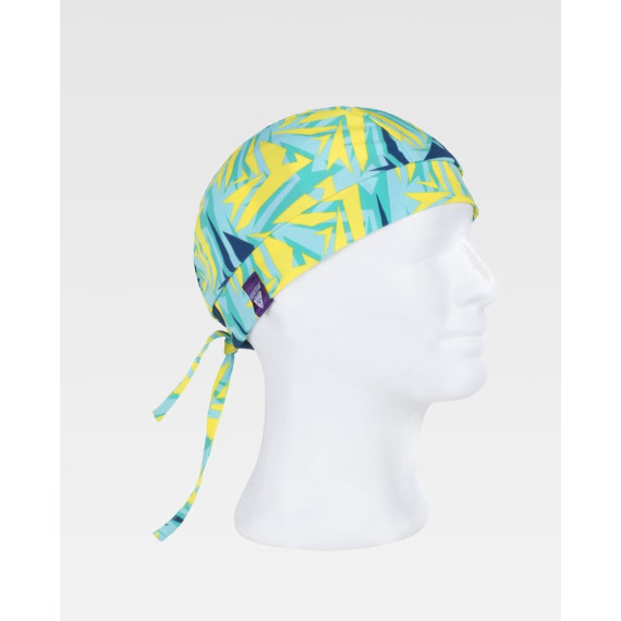 Elastic fabric bandana with print for M858 WORKTEAM services.