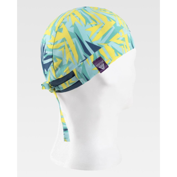 Elastic fabric bandana with print for M858 WORKTEAM services.