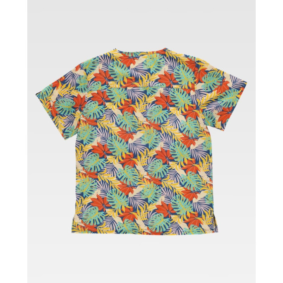 Casaca Sanitaria Tropical Monstera Workteam B9859 | Stil und Elastizität