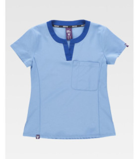 Giacca da donna combinata per servizi, colletto a V B6953 WORKTEAM
