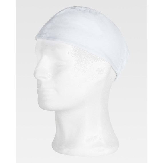Gorro estilo militar branco, ideal para alimentação M615 WORKTEAM
