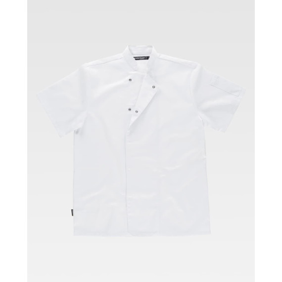 Veste de cuisine unisexe basique à manches courtes B5901