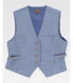Chaleco de Mulher Estilo Vaqueiro Workteam B9036 | Uniforme de Sala e Hotelaria