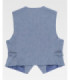 Chaleco de Mulher Estilo Vaqueiro Workteam B9036 | Uniforme de Sala e Hotelaria