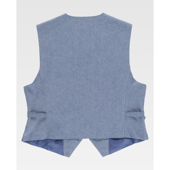 Chaleco de Mulher Estilo Vaqueiro Workteam B9036 | Uniforme de Sala e Hotelaria