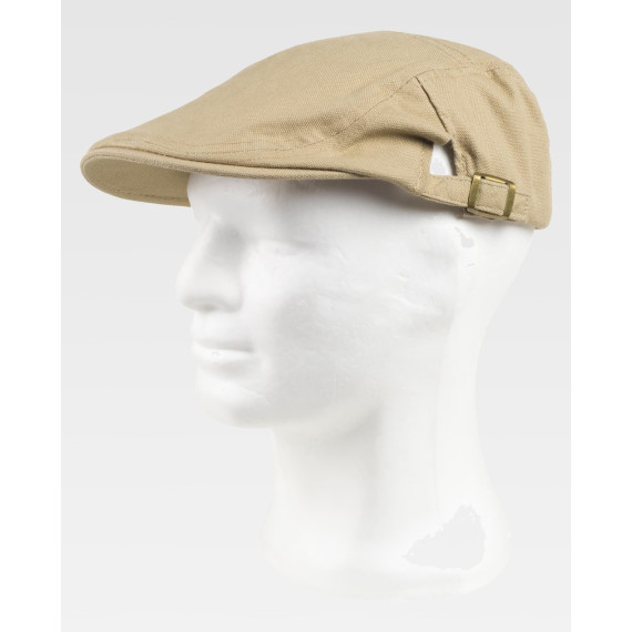 Boina inglesa en tejido canvas con ajuste lateral M675 WORKTEAM