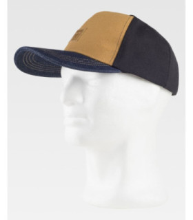 Gorra Combinada Workteam WFA940 Canvas y Vaquero