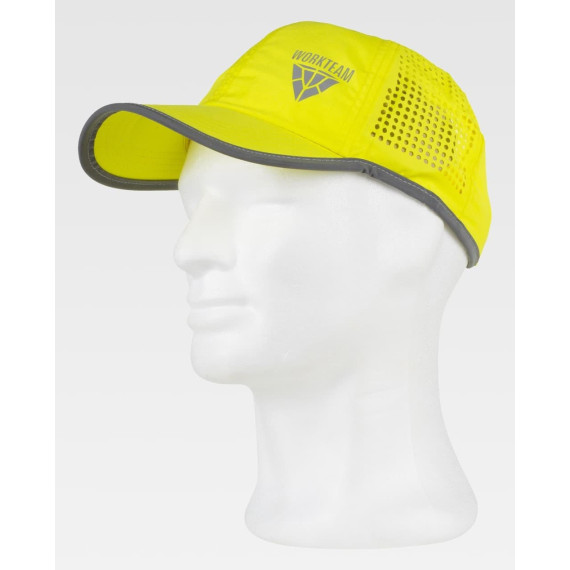 Gorra de Alta Visibilidade Workteam WFA942 Ventilada