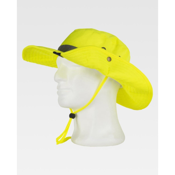 Gorro Tipo Safari WFA930 com Ventilação WORKTEAM
