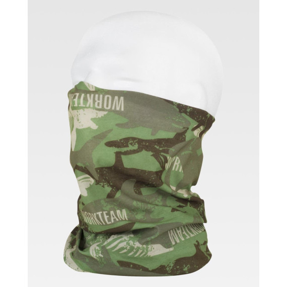 Fular multifuncional de malha com estampado WFA107 WORKTEAM