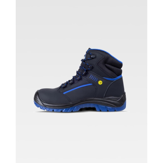 Nubuck leather safety boot, with electrostatic discharge ESD P2911 WORKTEAM