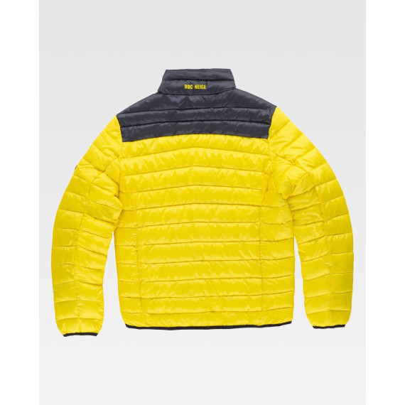 RÄCK jacket combined with contrasting yoke and recycled outer fabric. 12103104
