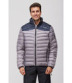 Jacke RÄCK kombiniert mit dem Kontrastpasse und recyceltem Außenmaterial. 12103104