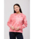 Damen Sweatshirt TÎRA mit Rundhalsausschnitt und Tie-Dye-Print. 12109201