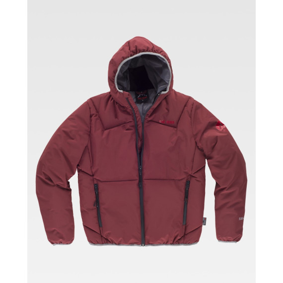 Parka acolchoada GÏLLDUM com capuz e finas costuras decorativas. 12103102