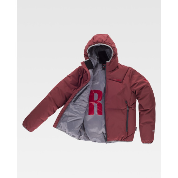Parka acolchoada GÏLLDUM com capuz e finas costuras decorativas. 12103102