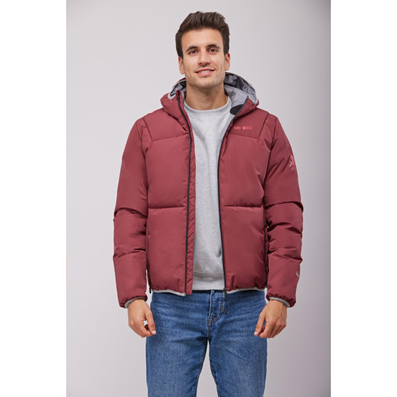 Parka acolchoada GÏLLDUM com capuz e finas costuras decorativas. 12103102