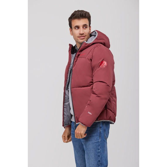 Parka acolchoada GÏLLDUM com capuz e finas costuras decorativas. 12103102