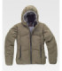 Parka acolchoada GÏLLD de mulher, com capuz e finas costuras decorativas. 12103202