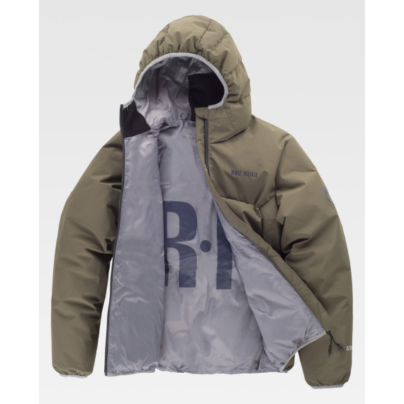 Parka acolchoada GÏLLD de mulher, com capuz e finas costuras decorativas. 12103202