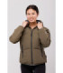 Women's padded parka GÏLLD, with a hood and fine decorative stitching. 12103202
